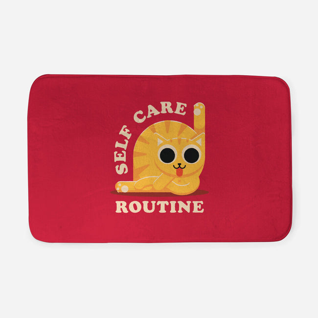 Self Care Routine-none memory foam bath mat-zawitees