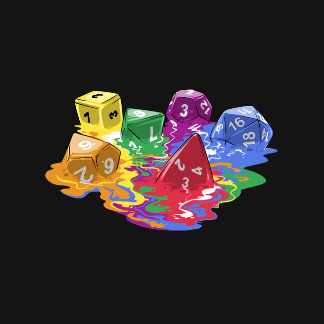 Melting Dice-unisex basic tee-zascanauta