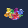 Melting Dice-none glossy sticker-zascanauta