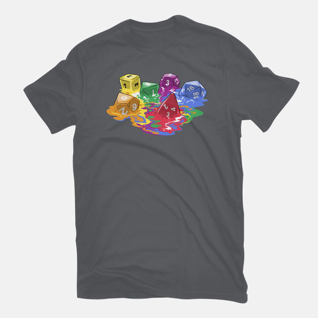Melting Dice-womens fitted tee-zascanauta