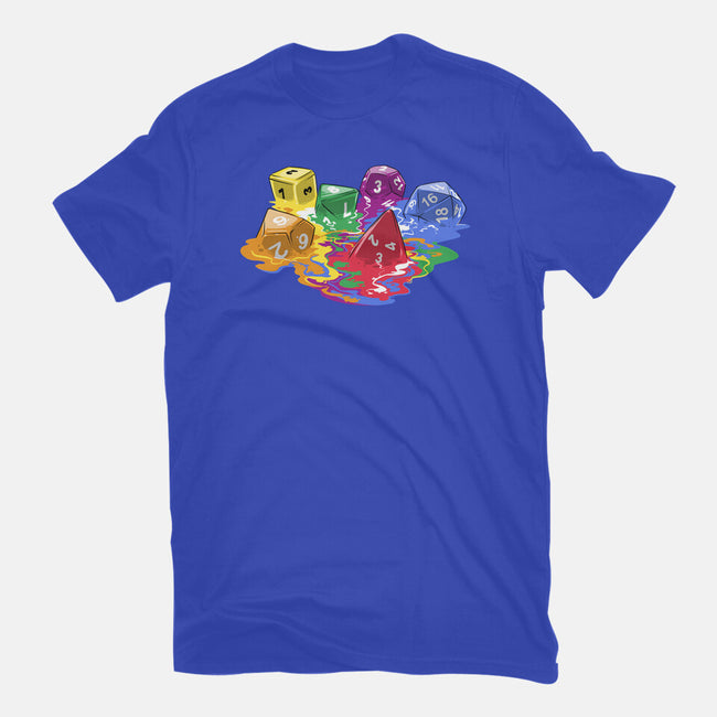 Melting Dice-womens fitted tee-zascanauta
