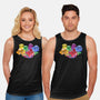 Melting Dice-unisex basic tank-zascanauta