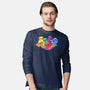 Melting Dice-mens long sleeved tee-zascanauta