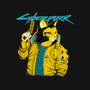 Cyberpurr-none stretched canvas-Hafaell