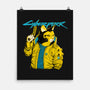 Cyberpurr-none matte poster-Hafaell