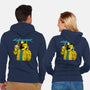 Cyberpurr-unisex zip-up sweatshirt-Hafaell