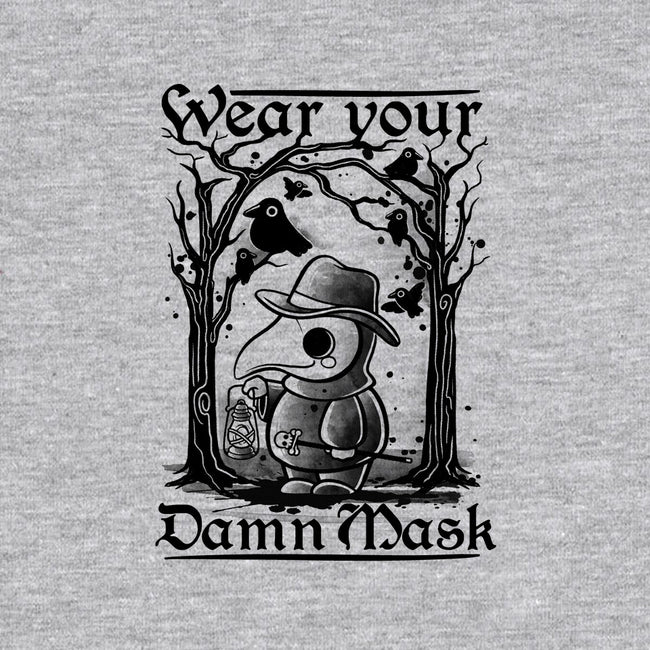 Wear Your Damn Mask-none stretched canvas-NemiMakeit