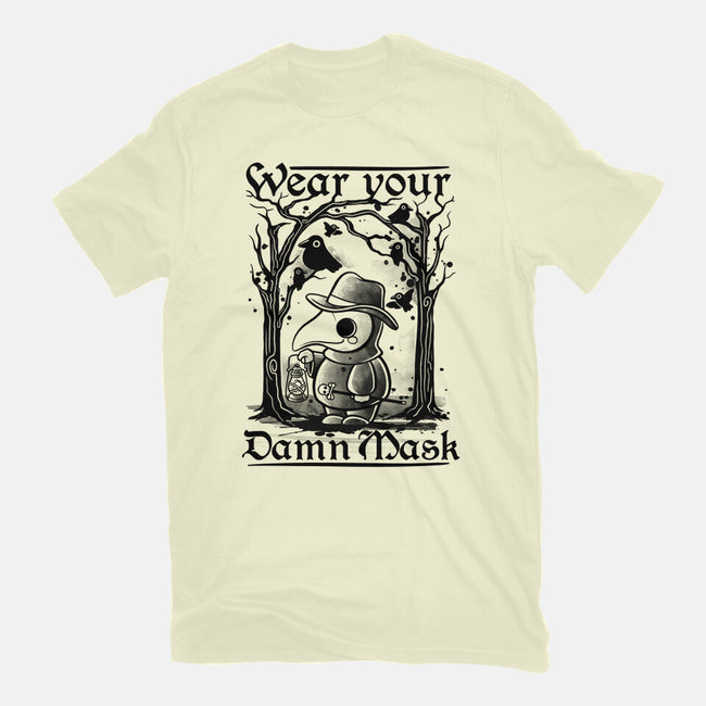 Wear Your Damn Mask-youth basic tee-NemiMakeit