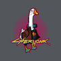 Cyberhonk-womens v-neck tee-theteenosaur