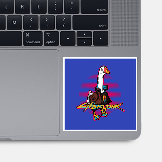 Cyberhonk-none glossy sticker-theteenosaur