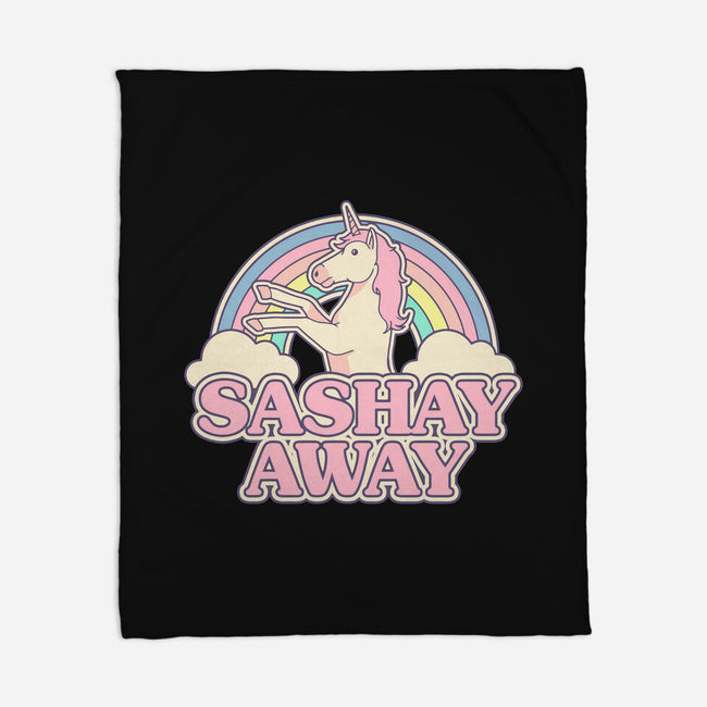Sashay Away-none fleece blanket-Thiago Correa