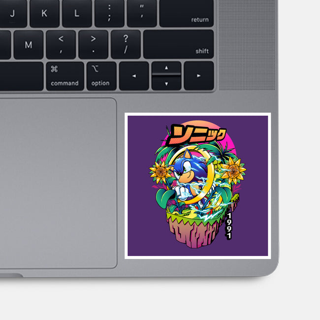 Sonic Speed-none glossy sticker-iqbalgarint