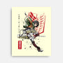 Soldier Mikasa-none stretched canvas-DrMonekers