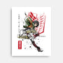 Soldier Mikasa-none stretched canvas-DrMonekers