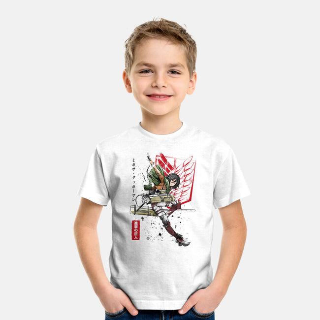 Soldier Mikasa-youth basic tee-DrMonekers