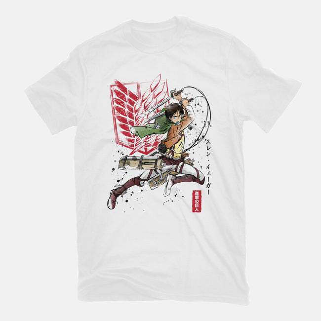 Soldier Eren-mens basic tee-DrMonekers