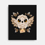 Owl Mail Of Leaves-none stretched canvas-NemiMakeit