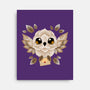 Owl Mail Of Leaves-none stretched canvas-NemiMakeit