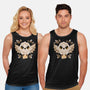 Owl Mail Of Leaves-unisex basic tank-NemiMakeit