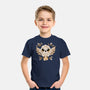Owl Mail Of Leaves-youth basic tee-NemiMakeit