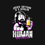 Regular Human Bartender-none stretched canvas-estudiofitas