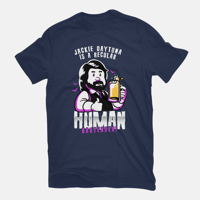 Regular Human Bartender-womens fitted tee-estudiofitas