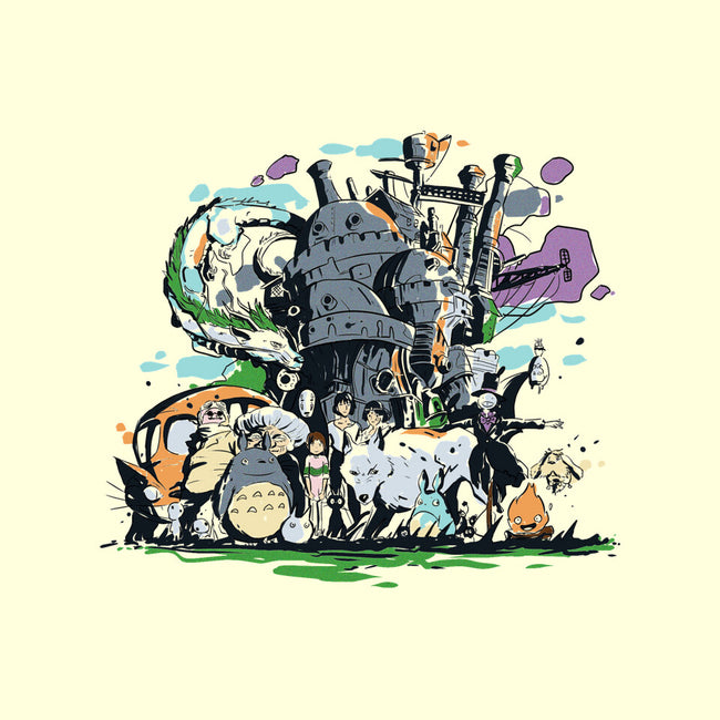 Miyazaki Universe-none removable cover w insert throw pillow-fanfabio