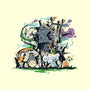 Miyazaki Universe-none removable cover w insert throw pillow-fanfabio