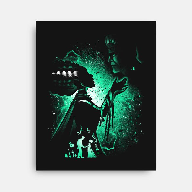 Monster Bride-none stretched canvas-alemaglia