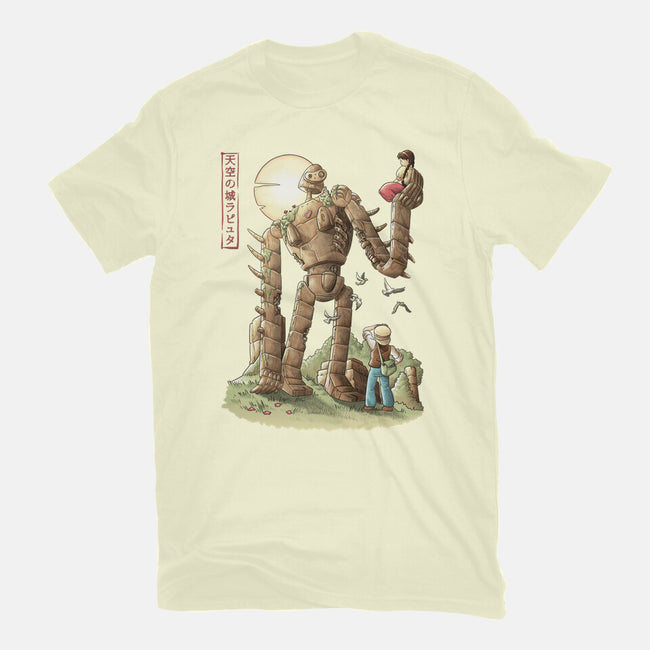 The Robot In The Sky-youth basic tee-saqman