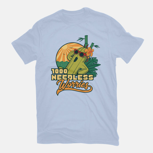 1000 Needless Worries-womens fitted tee-Sergester