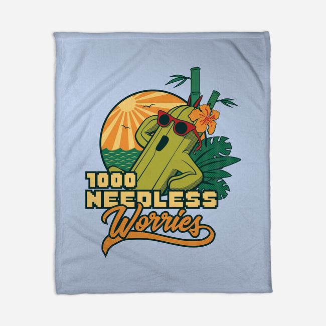 1000 Needless Worries-none fleece blanket-Sergester
