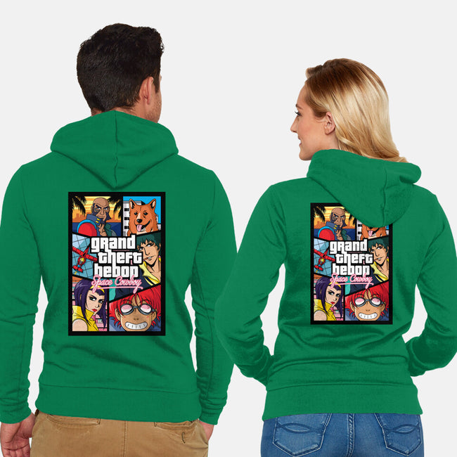 GTB Space Cowboy-unisex zip-up sweatshirt-Pop Ramen