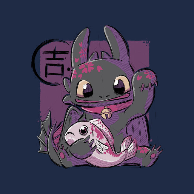 Maneki Toothless-none removable cover w insert throw pillow-xMorfina