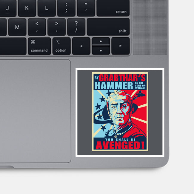 By Grabthar's Hammer-none glossy sticker-daobiwan