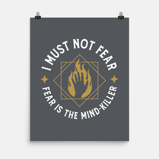 I Must Not Fear-none matte poster-demonigote