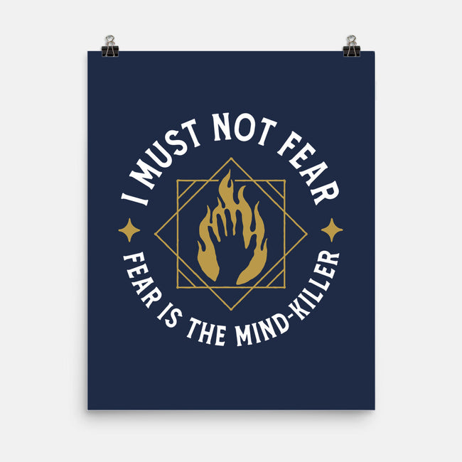 I Must Not Fear-none matte poster-demonigote