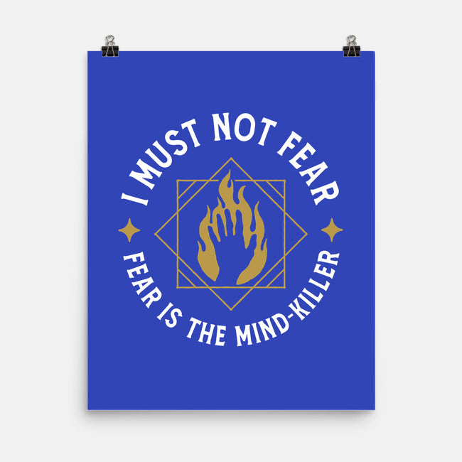 I Must Not Fear-none matte poster-demonigote