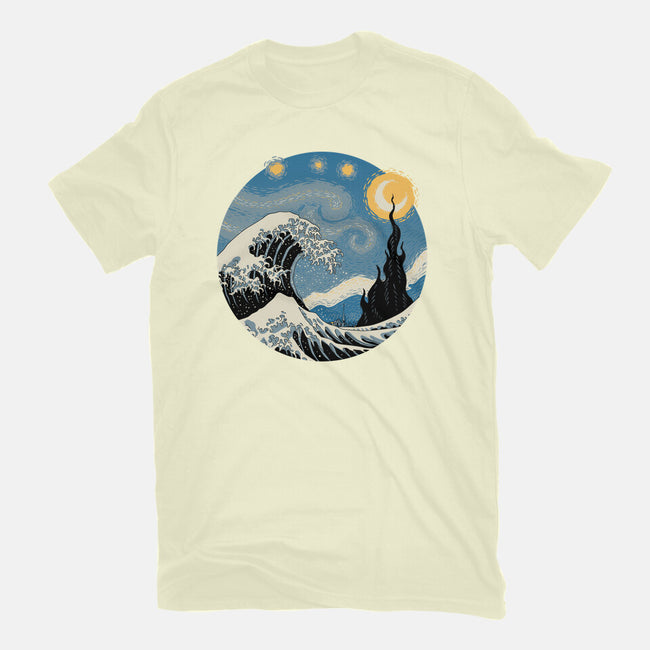 The Great Starry Wave-mens long sleeved tee-vp021