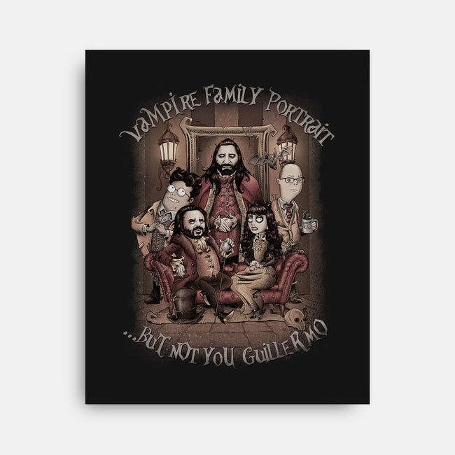 Vampire Family Portrait-none stretched canvas-saqman