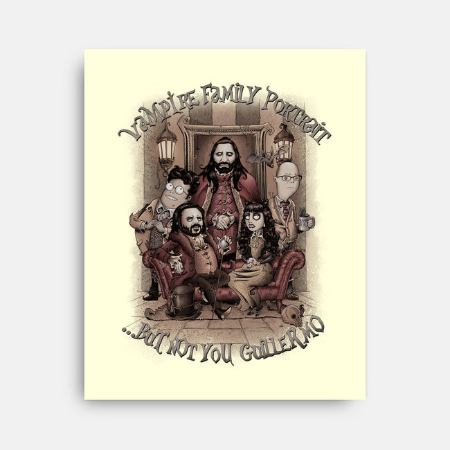 Vampire Family Portrait-none stretched canvas-saqman