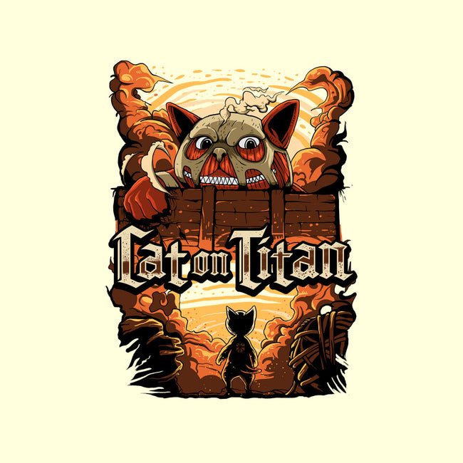 Cat on Titan-none stretched canvas-pujartwork