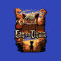 Cat on Titan-none stretched canvas-pujartwork