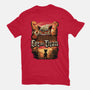 Cat on Titan-mens basic tee-pujartwork