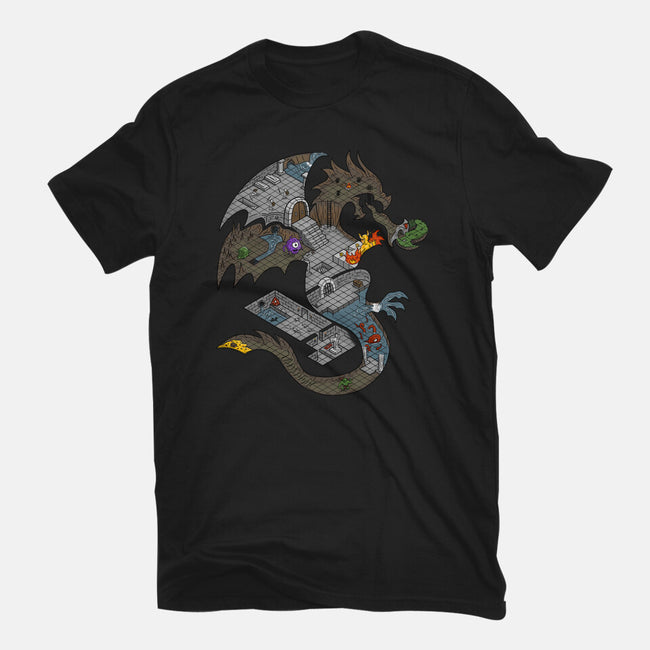 Dungeons in Dragons-mens long sleeved tee-Paul Simic