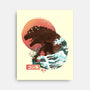 Kaiju Edo-none stretched canvas-dandingeroz
