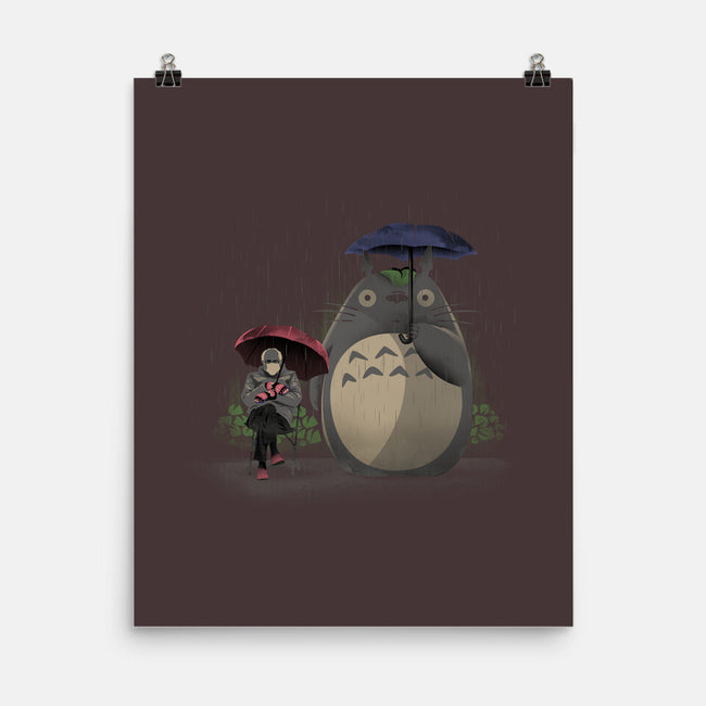 My Neighbor Meme-none matte poster-dandingeroz
