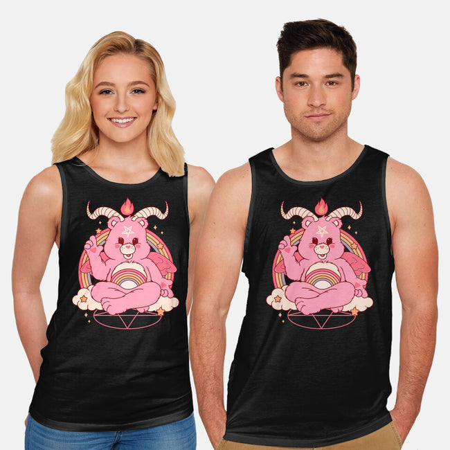 Bearphomet-unisex basic tank-Thiago Correa