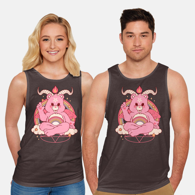 Bearphomet-unisex basic tank-Thiago Correa