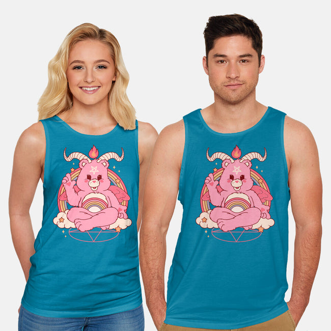 Bearphomet-unisex basic tank-Thiago Correa